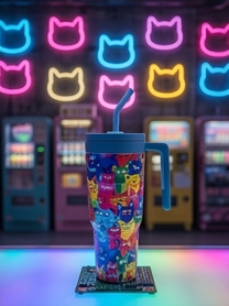 40 oz Hot/Cold Tumbler with infuser & straw